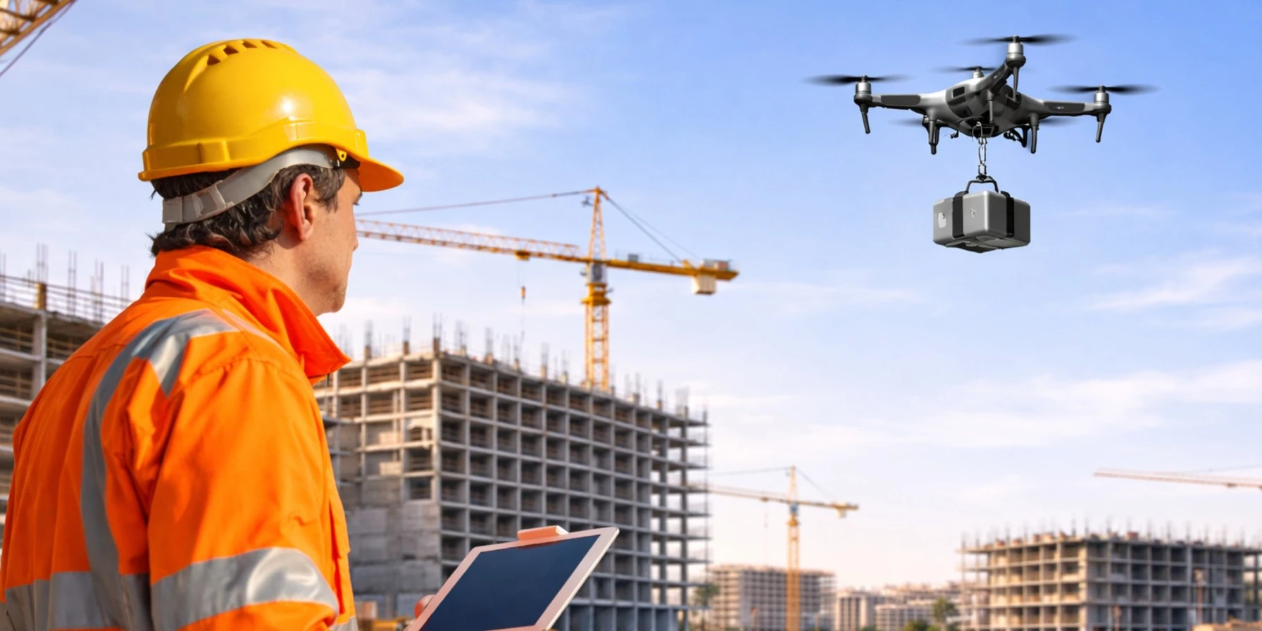 Construction Drones In Logistic: A Smarter Way to Move, Build, and Deliver
