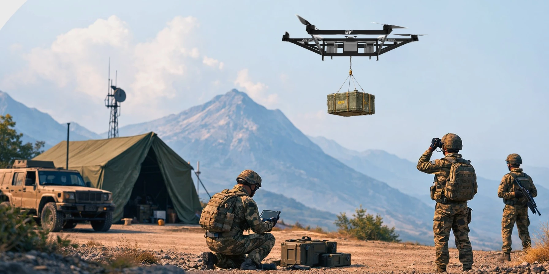 Drone Logistics in Defence: Reducing Soldier Exposure in Combat Zones